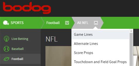 bodog football lines